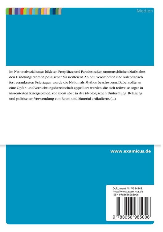 Produktbild: Ephemere Kultr&auml;ume. Raum und Material nationalsozialistischer Masseninszenierungen. 1933-1939