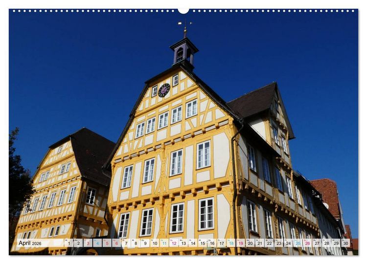 Produktbild: Sindelfingen - Historische Altstadt (Wandkalender 2026 DIN A2 quer), CALVENDO Monatskalender