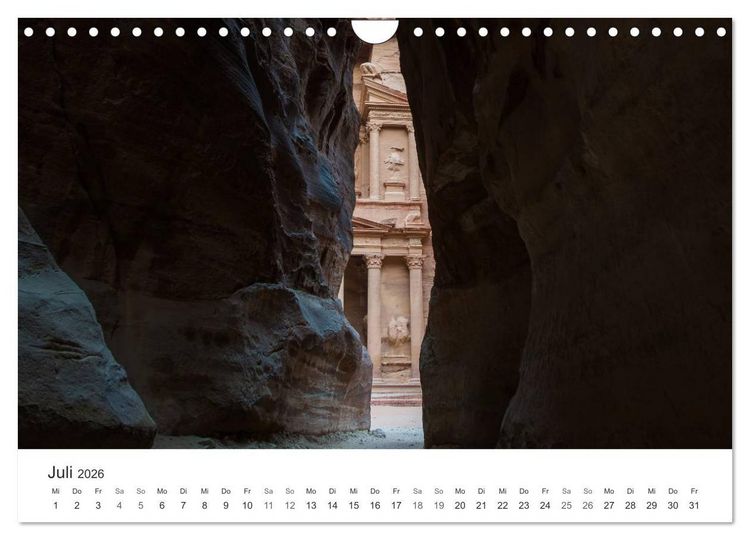 Produktbild: Jordanien - ein Land faszinierender Sch&ouml;nheit (Wandkalender 2026 DIN A4 quer), CALVENDO Monatskalender