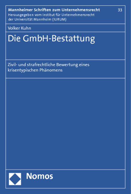 Produktbild: Die GmbH-Bestattung