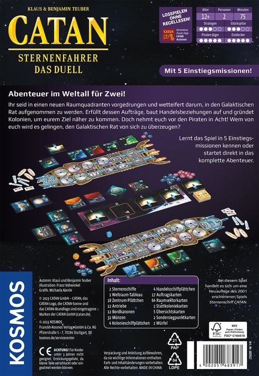 Produktbild: KOSMOS - CATAN - Sternenfahrer - Das Duell