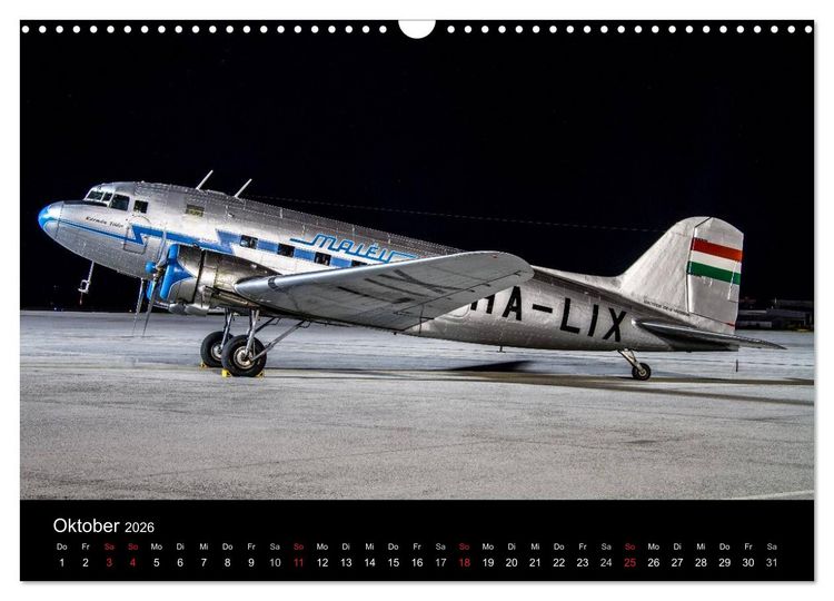 Produktbild: Sch&ouml;nheit der Flugzeuge (Wandkalender 2026 DIN A3 quer), CALVENDO Monatskalender