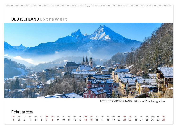 Produktbild: Impressionen aus dem Berchtesgadener Land (Wandkalender 2026 DIN A2 quer), CALVENDO Monatskalender