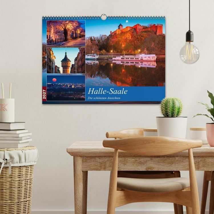 Produktbild: Halle-Saale - Die sch&ouml;nsten Ansichten (Wandkalender 2027 DIN A3 quer), CALVENDO Monatskalender
