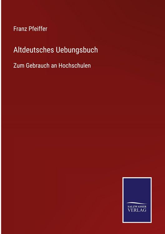Produktbild: Altdeutsches Uebungsbuch