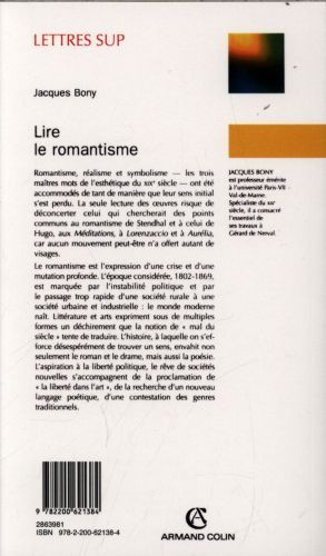 Produktbild: Lire le romantisme