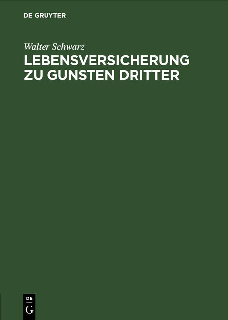 Produktbild: Lebensversicherung zu Gunsten Dritter