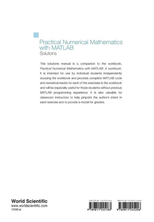 Produktbild: Pract Numer Math Matlab (sol)