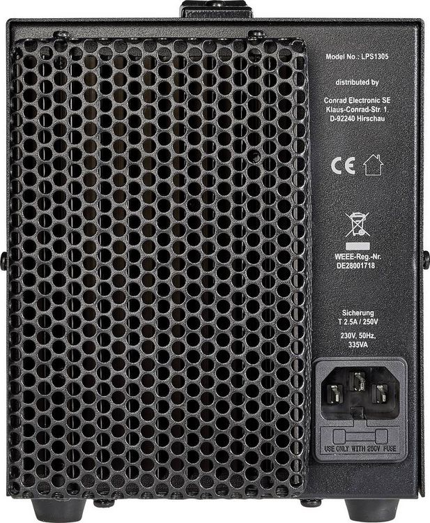 Produktbild: VOLTCRAFT LPS1305 Labornetzger&auml;t, einstellbar 0 - 30 V/DC 0 - 5 A 150 W Anzahl Ausg&auml;nge 1 x