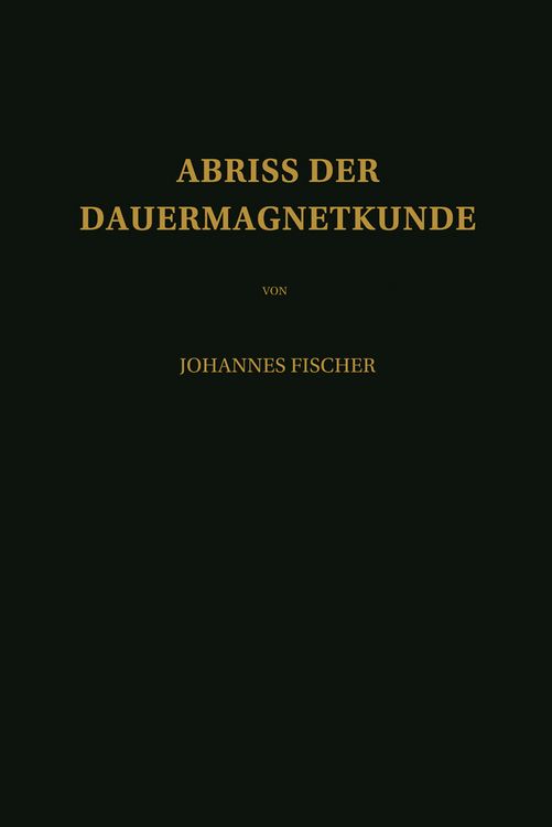 Produktbild: Abriss der Dauermagnetkunde