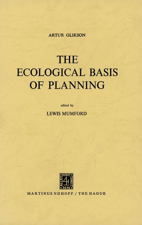 Produktbild: The Ecological Basis of Planning