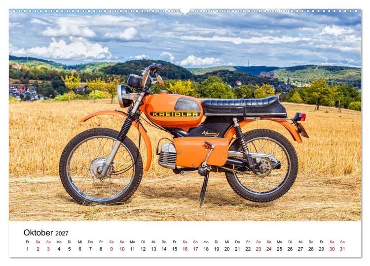 Produktbild: Kreidler-Kult (hochwertiger Premium Wandkalender 2027 DIN A2 quer), Kunstdruck in Hochglanz
