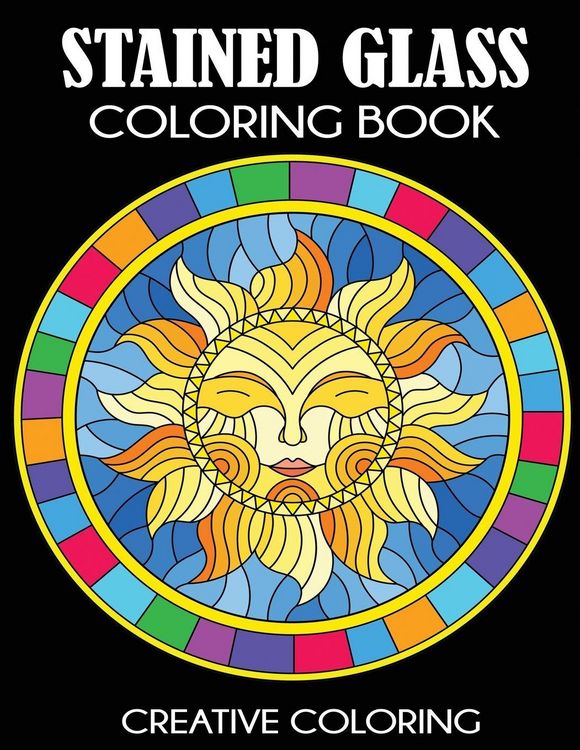 Produktbild: Stained Glass Coloring Book