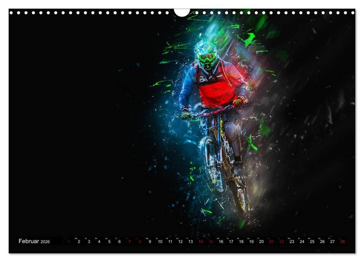 Produktbild: Downhill Explosion (Wandkalender 2026 DIN A3 quer), CALVENDO Monatskalender