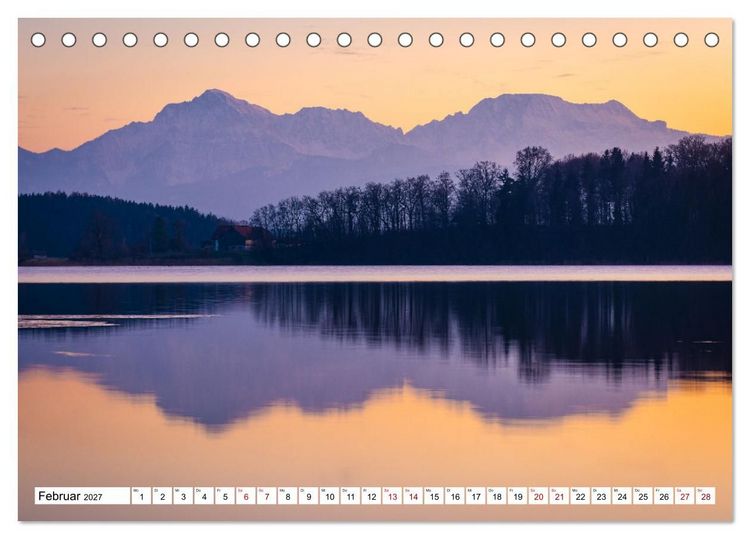 Produktbild: Berchtesgadener Alpen - Landschaften zum Tr&auml;umen (Tischkalender 2027 DIN A5 quer), CALVENDO Monatskalender
