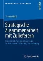 Produktbild: Strategische Zusammenarbeit mit Zulieferern