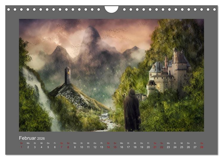 Produktbild: Weg des Zauberers (Wandkalender 2026 DIN A4 quer), CALVENDO Monatskalender
