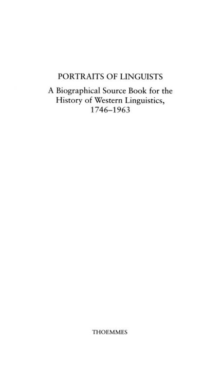 Produktbild: Portrait of Linguists