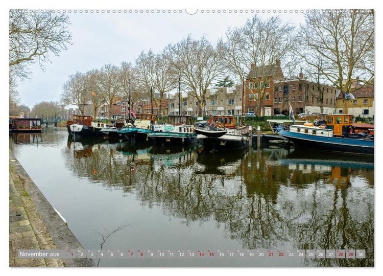 Produktbild: Ein Blick auf Schiedam (Wandkalender 2026 DIN A2 quer), CALVENDO Monatskalender