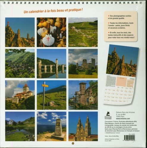 Produktbild: Chemins de Compostelle : calendrier 2026