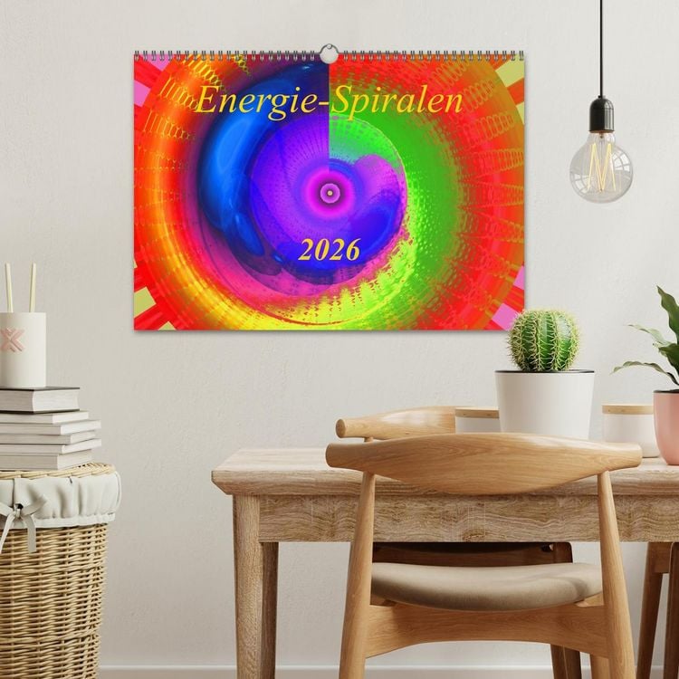 Produktbild: Energie-Spiralen 2026 (Wandkalender 2026 DIN A3 quer), CALVENDO Monatskalender