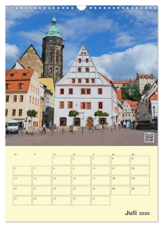 Produktbild: T&uuml;ren und Portale in Pirna (Wandkalender 2026 DIN A3 hoch), CALVENDO Monatskalender