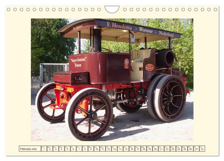 Produktbild: Steam engines (Wall Calendar 2026 DIN A4 landscape), CALVENDO 12 Month Wall Calendar