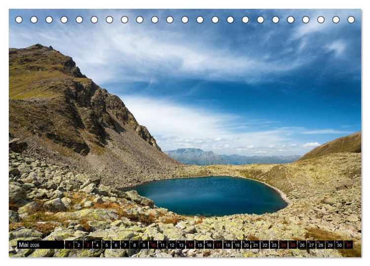 Produktbild: Tiroler Bergseen (Tischkalender 2026 DIN A5 quer), CALVENDO Monatskalender