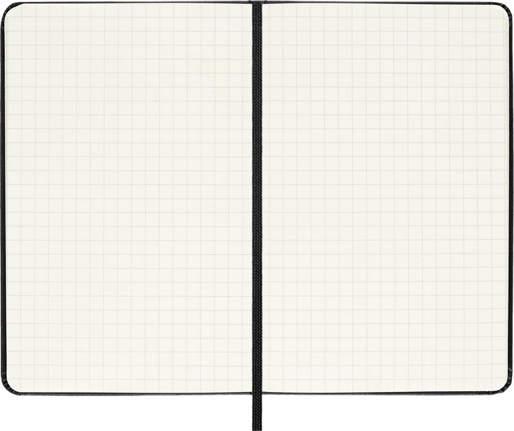 Produktbild: Moleskine Notizbuch, Pocket/A6, Kariert, Fester Einband, Schwarz