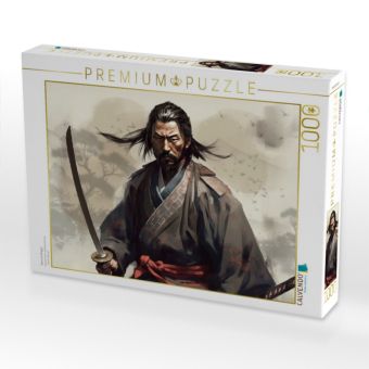 Produktbild: CALVENDO Puzzle Samurai Krieger | 1000 Teile Lege-Gr&ouml;&szlig;e 64x48cm Foto-Puzzle f&uuml;r gl&uuml;ckliche Stunden