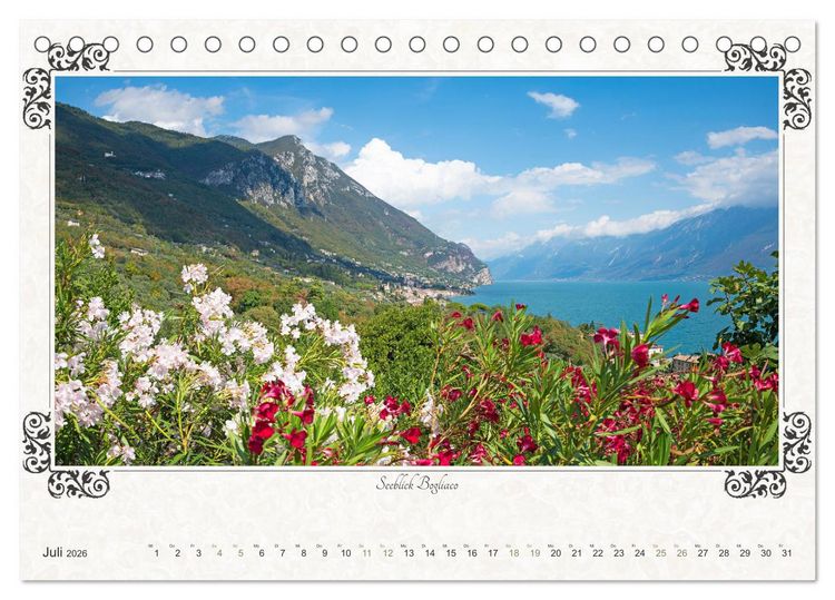Produktbild: Gardasee - Idylle am Lago 2026 (Tischkalender 2026 DIN A5 quer), CALVENDO Monatskalender