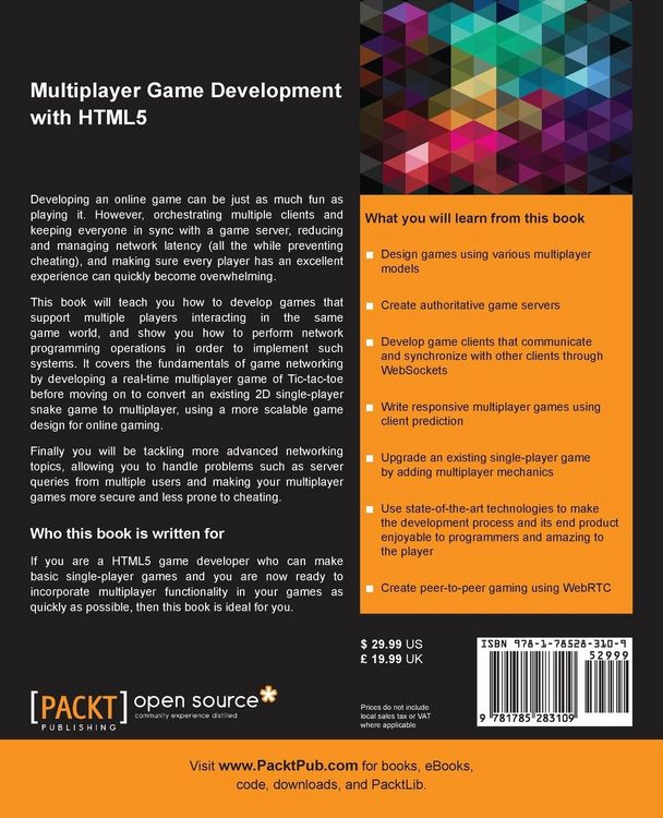 Produktbild: Multiplayer Game Development with HTML5