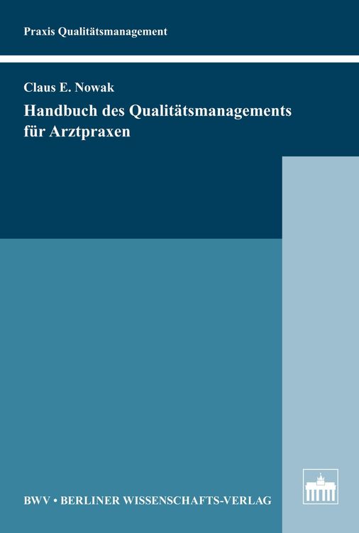 Produktbild: Handbuch des Qualit&auml;tsmanagements f&uuml;r Arztpraxen
