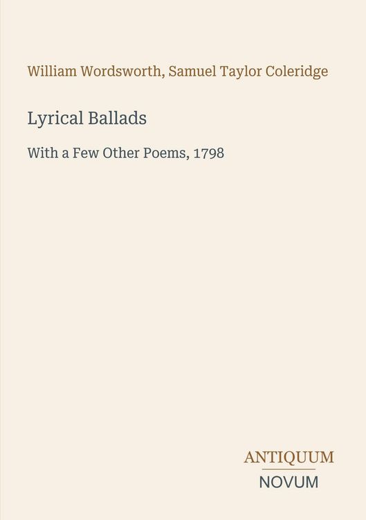 Produktbild: Lyrical Ballads