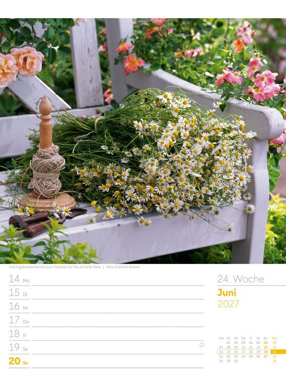 Produktbild: Gartengl&uuml;ck Wochenplaner Kalender 2027