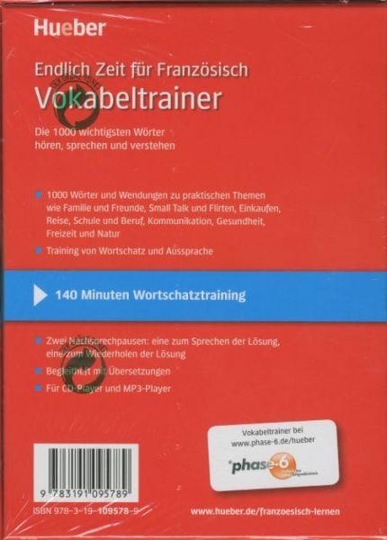 Produktbild: Endlich Zeit f&uuml;r Franz&ouml;sisch &ndash; Vokabeltrainer