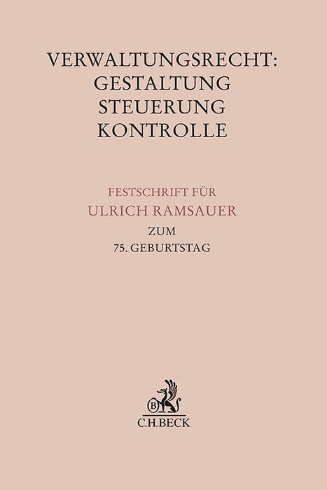 Produktbild: Verwaltungsrecht: Gestaltung, Steuerung, Kontrolle