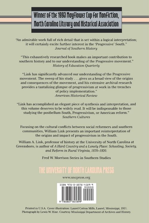 Produktbild: The Paradox of Southern Progressivism, 1880-1930