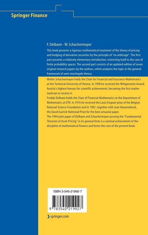 Produktbild: The Mathematics of Arbitrage