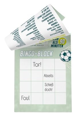 Produktbild: Mehr als 90 Minuten - Bingo-Block Fu&szlig;ball