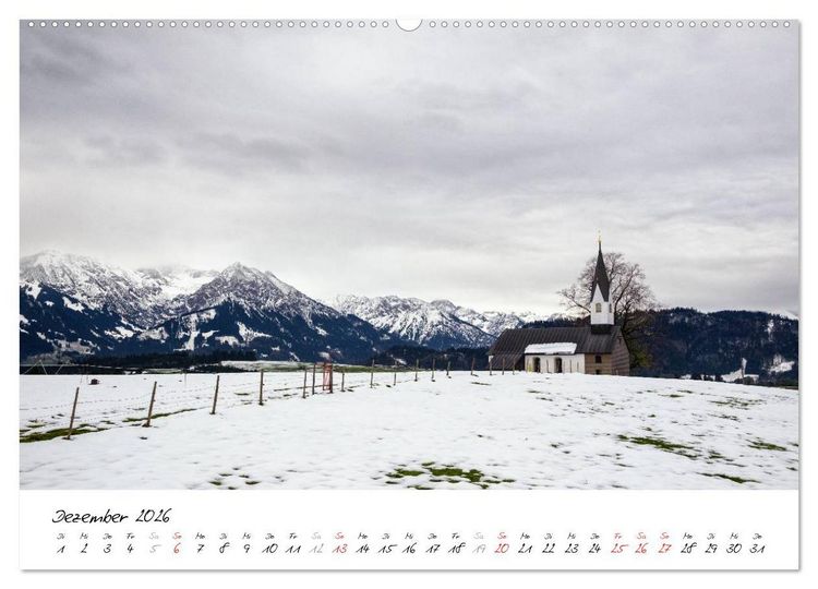 Produktbild: Erlebnis Oberallg&auml;u (Wandkalender 2026 DIN A2 quer), CALVENDO Monatskalender
