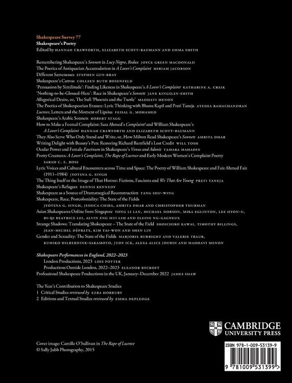 Produktbild: Shakespeare Survey 77