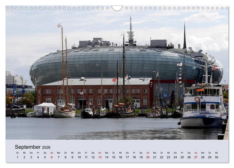 Produktbild: Bremerhaven. Die Seestadt an der Nordseek&uuml;ste (Wandkalender 2026 DIN A3 quer), CALVENDO Monatskalender