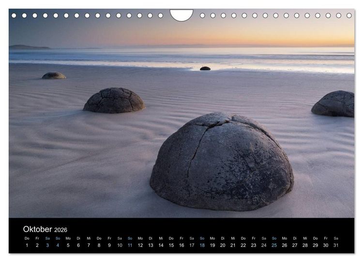 Produktbild: Traumziel Neuseeland 2026 (Wandkalender 2026 DIN A4 quer), CALVENDO Monatskalender
