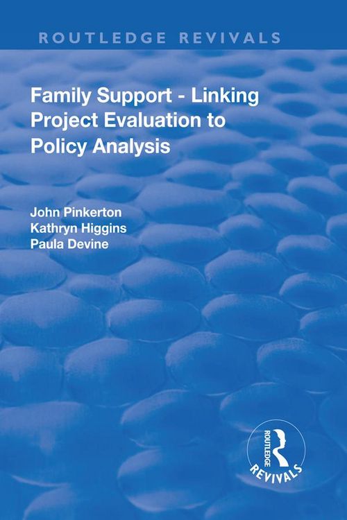 Produktbild: Family Support - Linking Project Evaluation to Policy Analysis