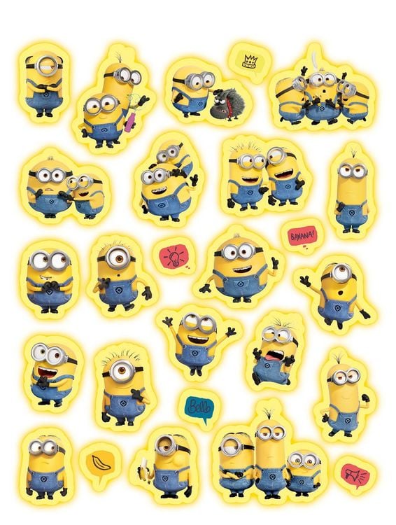 Produktbild: Minions: Der gro&szlig;e Glow-in-the-Dark Stickerspa&szlig;
