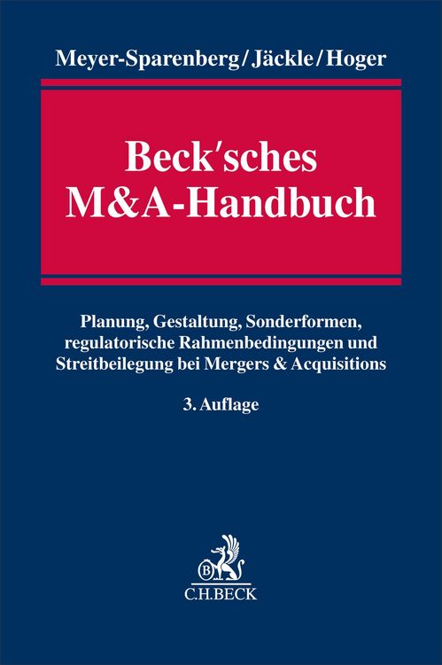Produktbild: Beck'sches M&A-Handbuch