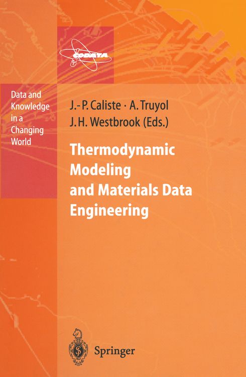 Produktbild: Thermodynamic Modeling and Materials Data Engineering