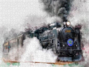 Produktbild: CALVENDO Puzzle Dampflokomotive | 1000 Teile Lege-Gr&ouml;&szlig;e 64x48cm Foto-Puzzle f&uuml;r gl&uuml;ckliche Stunden