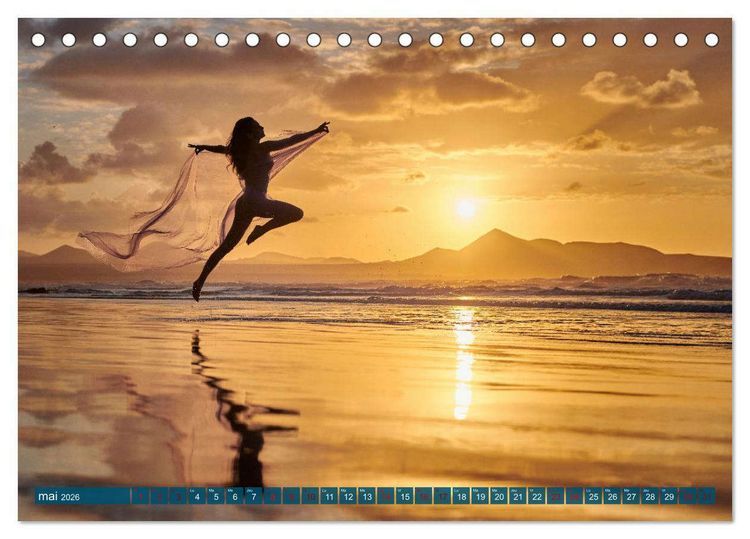 Produktbild: Passion du nu artistique (Calendrier de bureau 2026 DIN A5 vertical), CALVENDO calendrier mensuel